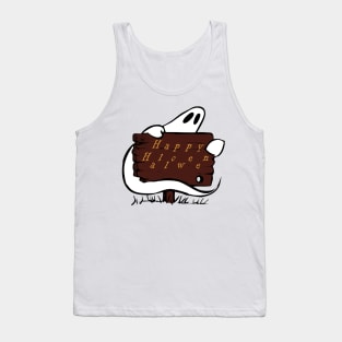 Halloween Spooky Happy Halloween Tank Top